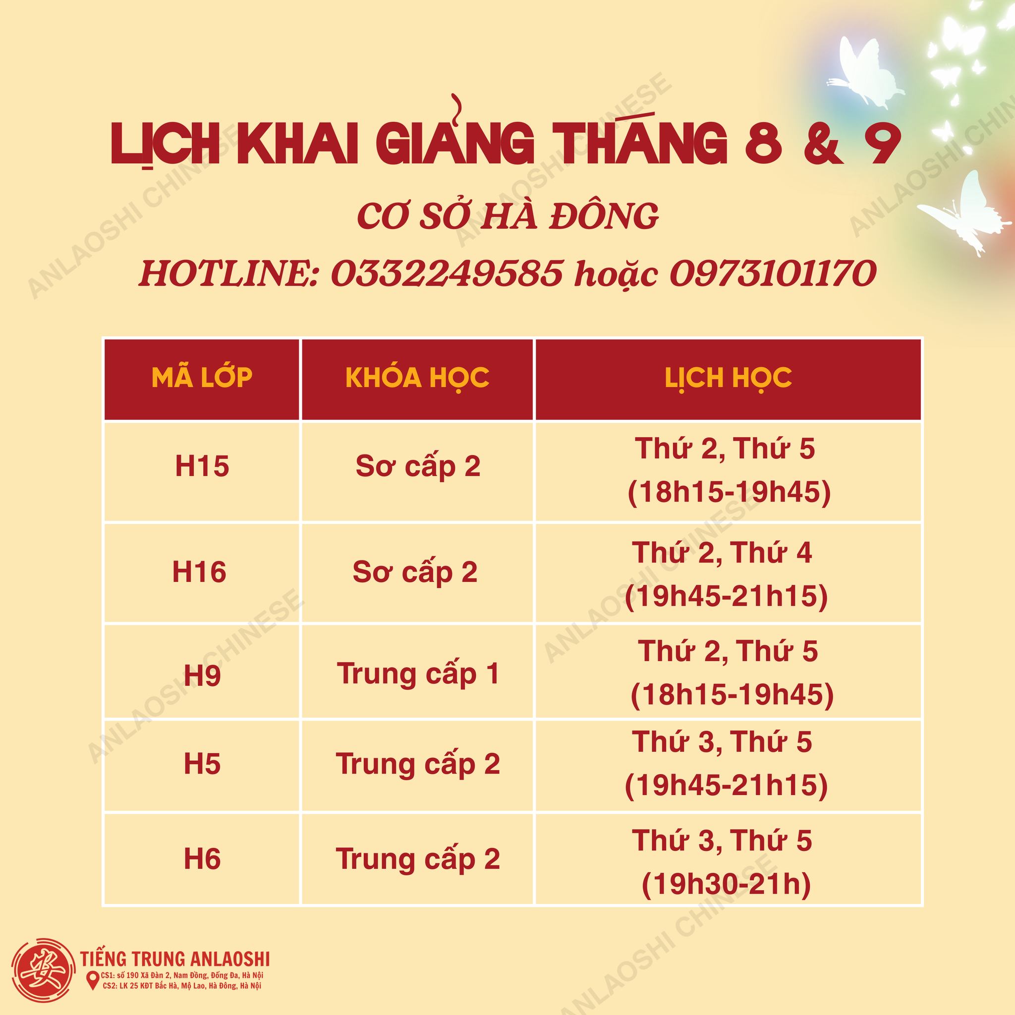 HSKK Trung cấp (Lớp cũ)